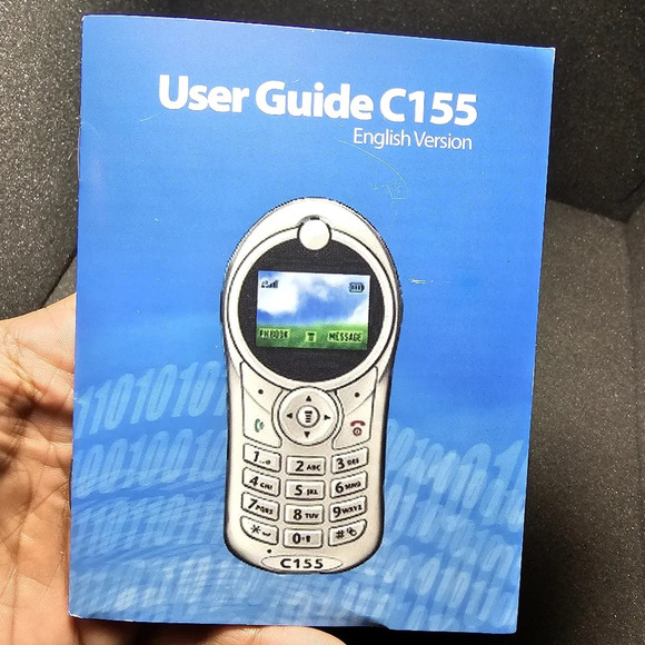 MOTOROLA C155 CELLPHONE RARE NEW OPEN BOX HAS PROTECTIVE PLASTIC ON IT WORKING - Picture 2 of 4